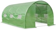 Garden Point 3x4,5m-es fémvázas fóliasátor, zöld
