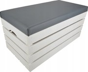 Láda Fehér Tároló Nagy Fa Láda Fenyő