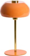 Narancssárga asztali lámpa fém búrával (magasság 40 cm) Surin – Light &amp; Living
