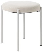 Krémszínű fém ülőke Pelican – Unique Furniture