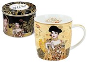 Porcelán bögre fémdobozban, 450 ml - Klimt: Adele
