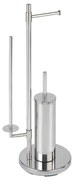 WENKO 22512100 - UNIVERSALO NEO WC-kefe 30x73 cm rozsdamentes acél/ezüstszínű