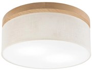 Brilagi - LED Mennyezeti lámpa BELLADONNA 2xE27/15W/230V átm. 40 cm krémes/tölgy