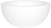Pottery Pots Vic Bowl ültetőgép, matt fehér, többféle méretben - PotteryPots méret: S - h 18 cm, ⌀ 38,5 cm