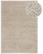Világosszürke kézi szövésű gyapjúkeverék szőnyeg 160x230 cm Minerals – Flair Rugs