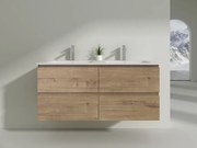 Dijon || Sonoma fürdőszoba szekrény mosdóval 120cm