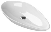 CeraStyle OLIVE - PULTRA ültethető - Top Counter - porcelán mosdó - 75 x 38 cm
