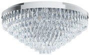 Eglo Valparaiso 1 39492 kristály mennyezetlámpa, 16x40W E14