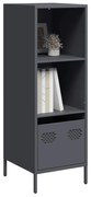 antracitszürke acél magasszekrény 35 x 39 x 103,5 cm