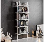 Fali könyvespolc PIANTE 174x60 cm fehér