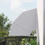 Erkély adatvédelmi képernyő Szürke 115 x 115 cm szövet