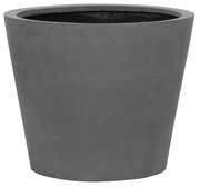 Pottery Pots Vödrös ültetőgép, szürke színben, többféle méretben - PotteryPots méret: M - h 50 cm, ⌀ 58 cm