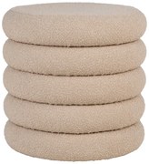 Bézs buklé puff Brooklyn – House Nordic