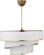 Couper függő lámpa - White, Gold