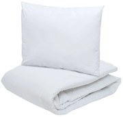 Nyári steppelt paplan 140x200 cm párnával 70x90 cm ECONOMY PEACH, fehér