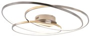 Acél mennyezeti lámpa 80 cm, LED-del, 3 fokozatú fényerőszabályzóval - Rowin