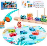 Mágneses horgász fajáték, számok tanulásához