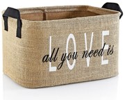 Juta tárolókosár 30x22x30 cm – Mioli Decor