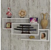 Fali polc JANISON 48x103 cm fehér