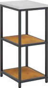 vidaXL Konyhai Tárolás polcokkal Rozsdás 60 x 50 x 92 cm Acél