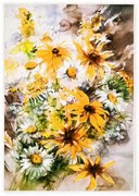 Sárga mosható szőnyeg 100x140 cm New Carpets – Oyo home