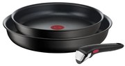 Alumínium serpenyő készlet 2 db-os tapadásmentes felülettel, levehető nyéllel ø 28 cm INGENIO Eco Resis L3979102 – Tefal