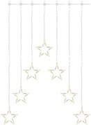 LED karácsonyi fényfüggöny 70xLED/3,6W 567x125 cm meleg fehér