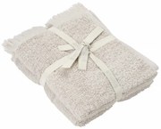 Krémszínű pamut törölköző szett 2 db-os 30x50 cm FRINO – Blomus