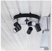 ByRydens 4200730-5002 - Spotlámpa CORRECT 5xGU10/7W/230V fekete