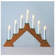 LED Karácsonyi gyertyatartó 7xLED/0,2W/230V