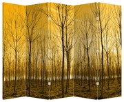 Paraván - Erdő naplementekor (210x170 cm)