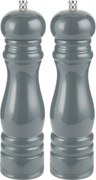 2 darabos szürke fa só- és borsőrlő készlet GREY