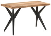 tömör akácfa étkezőasztal 120 x 60 x 76 cm