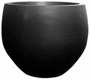 Jumbo Orb virágcserép, fekete színű, többféle méretben - Pottery Pots méret: hossz - 114 cm, ⌀ 133 cm