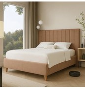 LUNEXA 180x200 cm-es kárpitozott ágy, tárolóhelyiséggel