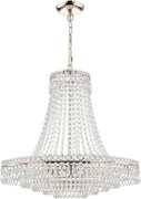 LAURA ASHLEY 3718230-Q ENID Kristály Függesztett Lámpa Fehér, Polírozott Nikkel G9 IP20