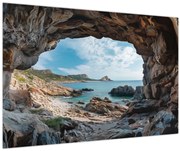 Kép - Barlang a tenger mellett (90x60 cm)