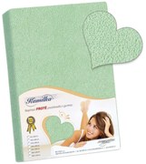 Bellatex frotté lepedő világos zöld, 160 x 200 cm