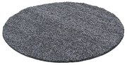 Sötétszürke kerek szőnyeg ø 80 cm Life – Ayyildiz Carpets