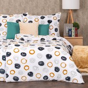 4Home Dotty mikroflanel ágyneműhuzat, 160 x 200 cm, 70 x 80 cm
