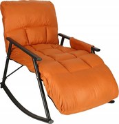 Kik KX3081 Kerti hintaszék matraccal, 100 kg, narancssárga