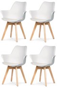 CT-771 WT étkezőszék szett, 4 db