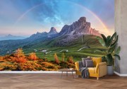 Fotótapéta - Szivárvány a sziklákon (147x102 cm)