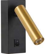 Brilagi - LED Fali spotlámpa MAYA LED/3W/230V 4000K fekete/arany