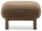 Barna buklé lábtartó Nema – Kave Home