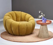 Gaspar 2 fotel mustársárga