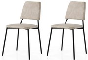 Lima Ecru and Black étkezőszékek szett, 2 db