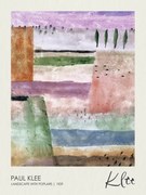 Reprodukció Landscape with Poplars (1929), Paul Klee