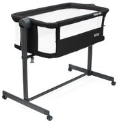 Baby Mix Rose fekete kiságy, 84 x 80 x 52 cm