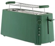 Plisse kenyérpirító hosszú, fehér - Alessi szín: zöld